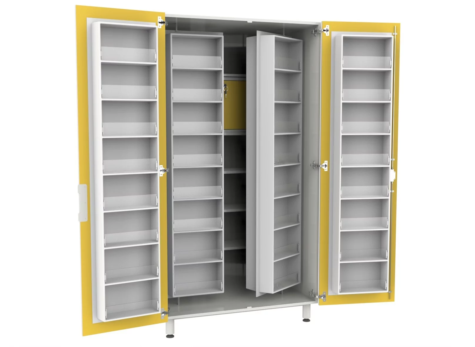 Шкаф для медикаментов, цвет — желтый - Фото 1